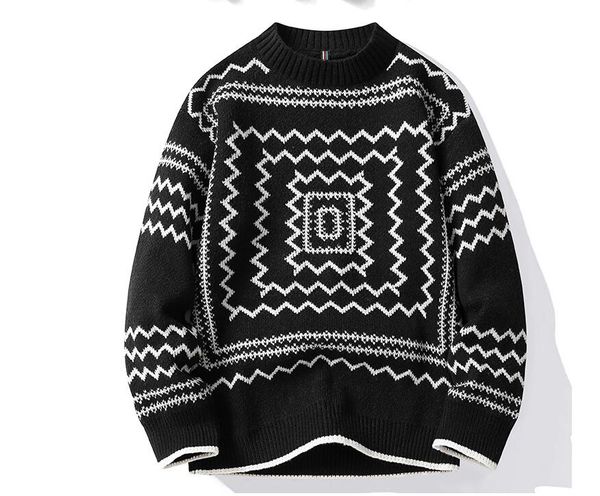 men sweaters crewneck pure color knitted sweaters autumn winter casual pullover streetwear basic jumper male, White;black
men sweaters crewneck pure color knitted sweaters autumn winter casual pullover streetwear basic jumper male, White;black