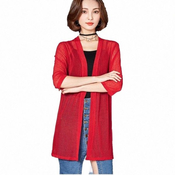 mesh mid-length cardigan sun protection clothing shawl beach air-conditioned shirts 3/4 sleeve women thin blouse 16 colour women's blou, White
mesh mid-length cardigan sun protection clothing shawl beach air-conditioned shirts 3/4 sleeve women thin blouse 16 colour women's blou, White