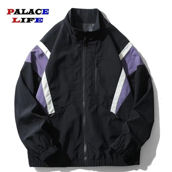 men's jackets vintage streetwear mens windbreaker autumn fashion casual patchwork green zipper sportswear bomber 220915, Black;brown
men's jackets vintage streetwear mens windbreaker autumn fashion casual patchwork green zipper sportswear bomber 220915, Black;brown