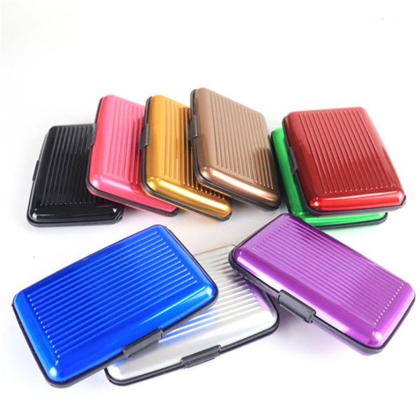 new aluminum card holders metal bankcard blocking hard case wallet credit card anti-rfid scanning protect holder female, Brown;gray
new aluminum card holders metal bankcard blocking hard case wallet credit card anti-rfid scanning protect holder female, Brown;gray