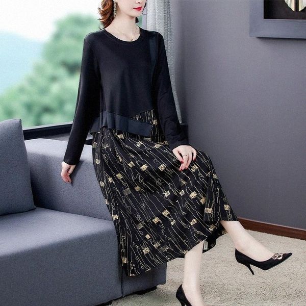 autumn winter black printed midi dresses korean vintage 4xl plus size long sleeve women dress elegant bodycon party vestido casual p9zm#, Black;gray
autumn winter black printed midi dresses korean vintage 4xl plus size long sleeve women dress elegant bodycon party vestido casual p9zm#, Black;gray