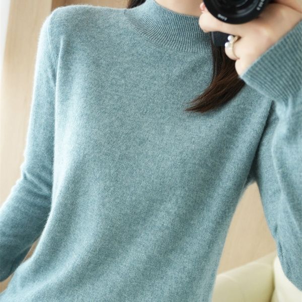 women's knits tees winter women's cashmere sweater pullover turtleneck large size casual fashion pure color warmth 220915, White
women's knits tees winter women's cashmere sweater pullover turtleneck large size casual fashion pure color warmth 220915, White