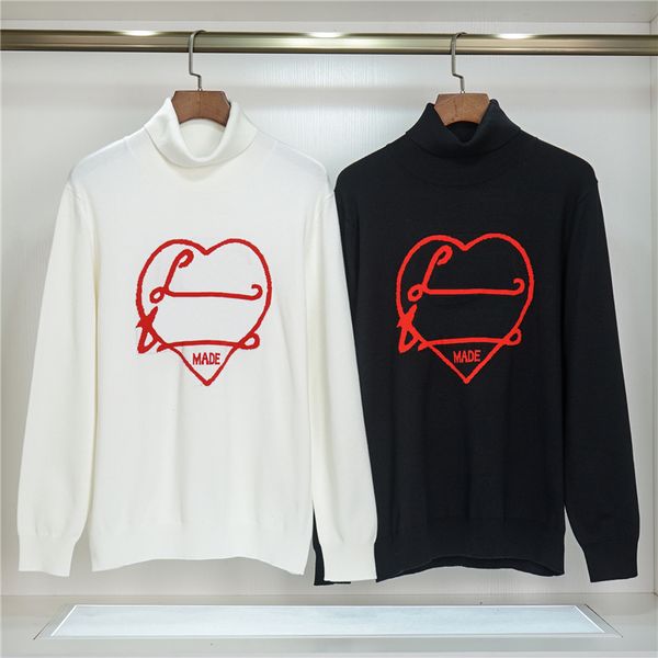 heart letter couples knitted hoodie sweaters mens womens high neck long sleeve pullover warm sweater, White;black
heart letter couples knitted hoodie sweaters mens womens high neck long sleeve pullover warm sweater, White;black