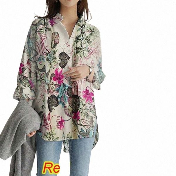 asymmetrical 2021 full sleeve blouses women baggy loose shirt fashion pockets chemise vintage floral printed plus size 5xl women's & sh, White
asymmetrical 2021 full sleeve blouses women baggy loose shirt fashion pockets chemise vintage floral printed plus size 5xl women's & sh, White