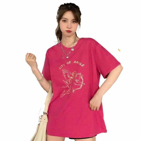 women's t-shirts japanese kawaii ladies ulzzang angel print loose tshirt female korean harajuku cute clothes for women t-shirt l1um#, White
women's t-shirts japanese kawaii ladies ulzzang angel print loose tshirt female korean harajuku cute clothes for women t-shirt l1um#, White