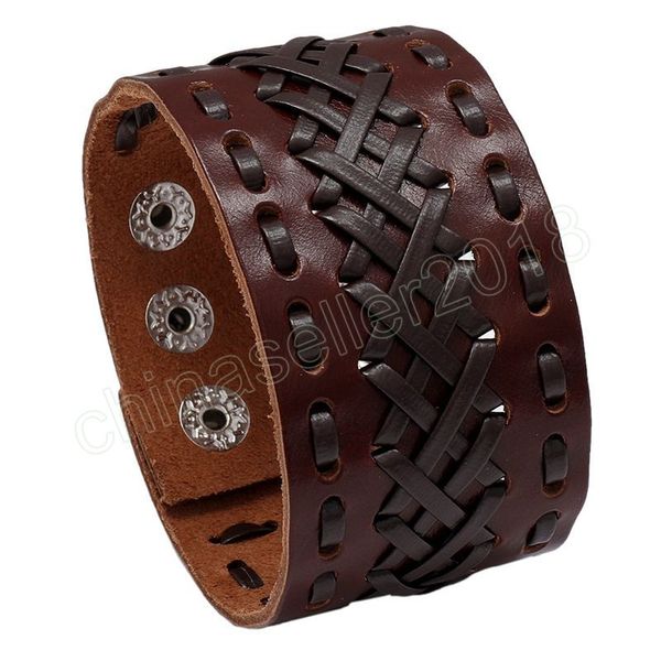 weave wide lace bandage leather bracelet cuff button adjustable bracelet wristand for men women fashion jewelry black, Golden;silver
weave wide lace bandage leather bracelet cuff button adjustable bracelet wristand for men women fashion jewelry black, Golden;silver