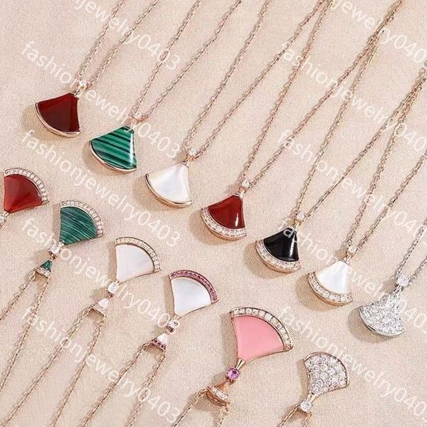 jewelry divas dream necklaces designers fan shape necklace diamonds white pink green chalcedony small skirt female elegant jewelry for women, Silver
jewelry divas dream necklaces designers fan shape necklace diamonds white pink green chalcedony small skirt female elegant jewelry for women, Silver