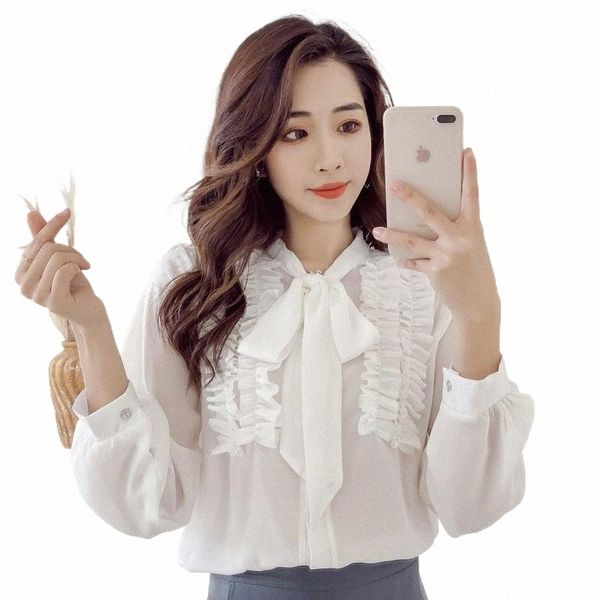 korea casual bow neck cascading ruffle long sleeve chiffon blouse women shirts women's blouses & 81so#, White
korea casual bow neck cascading ruffle long sleeve chiffon blouse women shirts women's blouses & 81so#, White