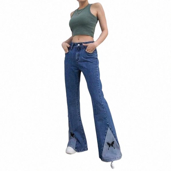 brand new female slim fit denim jeans butterfly print high waist flared trousers close-fitting pants for spring fall blue s//l1 z9eu#
brand new female slim fit denim jeans butterfly print high waist flared trousers close-fitting pants for spring fall blue s//l1 z9eu#