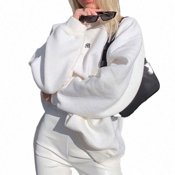 simple white pullover women long sleeve loose sweatshirts cotton o neck solid casual versatile streetwear ladies autumn 2021 women's ho, Black
simple white pullover women long sleeve loose sweatshirts cotton o neck solid casual versatile streetwear ladies autumn 2021 women's ho, Black