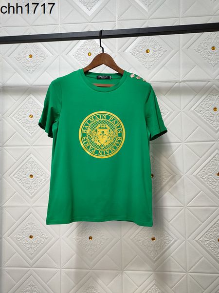 22 spring and summer new barman coin pattern cotton short sleeve barman loose casual t-shirt, White
22 spring and summer new barman coin pattern cotton short sleeve barman loose casual t-shirt, White