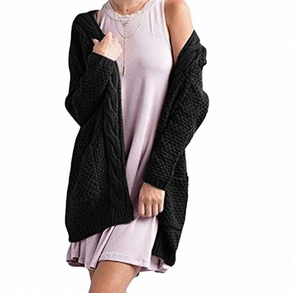 ladies cardigan sweaters coat women loose solid color cardigan long sleeve open front knitted sweaters outwear jackets c2h5#, Black;brown
ladies cardigan sweaters coat women loose solid color cardigan long sleeve open front knitted sweaters outwear jackets c2h5#, Black;brown