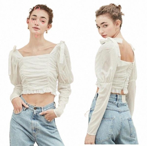 women's blouses & shirts easysmall for love lemons women dress spring square collar high-end streetwear clothing high waist long puff s, White
women's blouses & shirts easysmall for love lemons women dress spring square collar high-end streetwear clothing high waist long puff s, White
