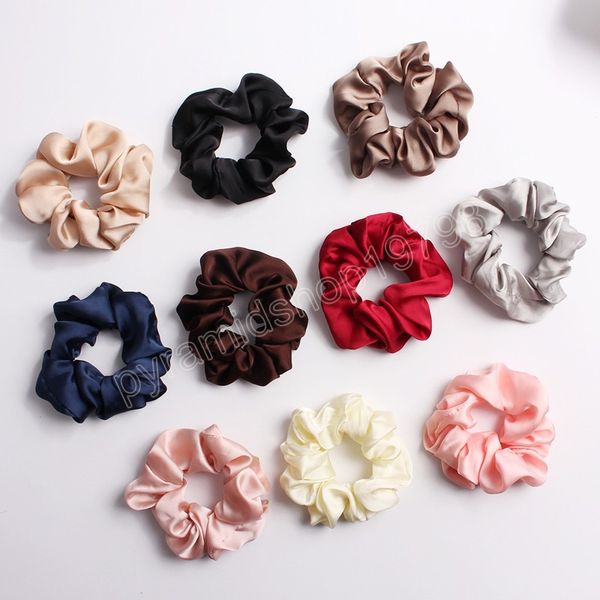 women's satin silk scrunchies for hair handmade elastic band ponytail headband hair accessory solid color rubber bands, Slivery;white
women's satin silk scrunchies for hair handmade elastic band ponytail headband hair accessory solid color rubber bands, Slivery;white