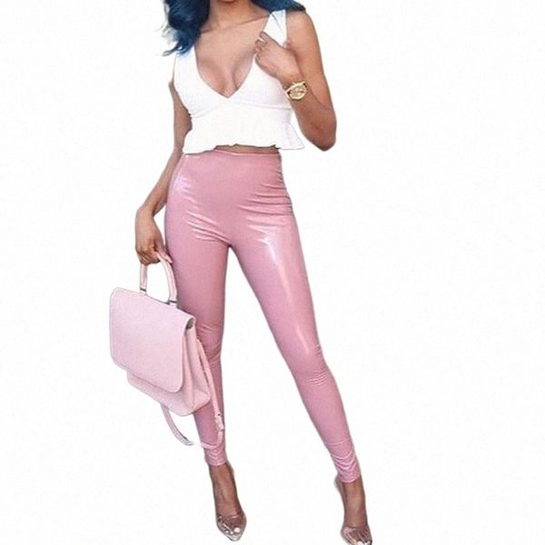 women pu faux leather pants skinny elastic high waist lady slim pencil casual fitness ankle women's & capris b3nh#, Black;white
women pu faux leather pants skinny elastic high waist lady slim pencil casual fitness ankle women's & capris b3nh#, Black;white