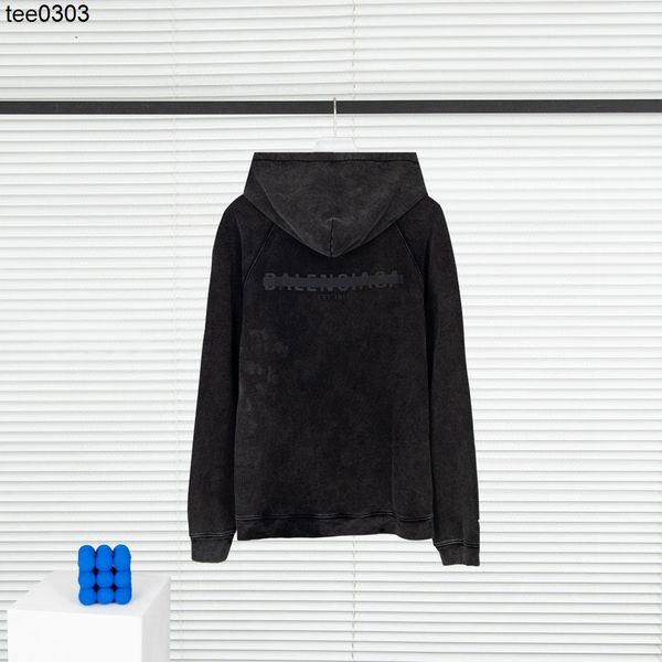 22 new bbalencaigass family letters old heavy industry washing old sweater, Black
22 new bbalencaigass family letters old heavy industry washing old sweater, Black
