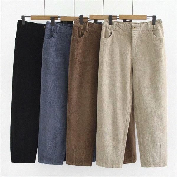 autumn winter corduroy pants women long plus size trousers wide leg solid high elastic harem women's & capris b58n#, Black;white
autumn winter corduroy pants women long plus size trousers wide leg solid high elastic harem women's & capris b58n#, Black;white