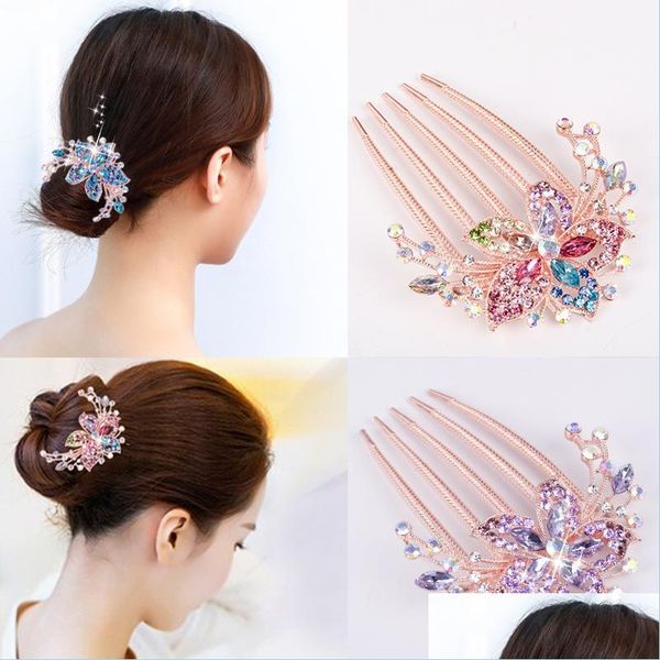 wedding hair jewelry austrian rhinestone hair comb flower leaf bridal crystal ornaments jewelry wedding elegant accessories 5642 q2 d dhmcp, Slivery;golden
wedding hair jewelry austrian rhinestone hair comb flower leaf bridal crystal ornaments jewelry wedding elegant accessories 5642 q2 d dhmcp, Slivery;golden