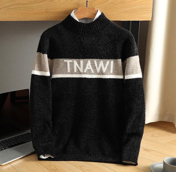 men sweaters o-neck brand designer new sweater knit sweater classic comfortable versatile men's personality handsome top, White;black
men sweaters o-neck brand designer new sweater knit sweater classic comfortable versatile men's personality handsome top, White;black