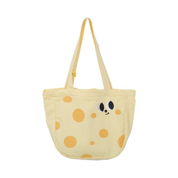evening bags summer style women s shoulder large capacity shopping cute cheese printed canvas luxury handbag 220915
evening bags summer style women s shoulder large capacity shopping cute cheese printed canvas luxury handbag 220915