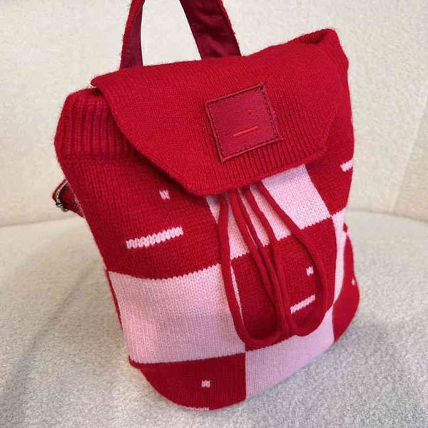 style acne backpack knitted schoolbag women smiley face knittedplaid wool backpack winter women's
style acne backpack knitted schoolbag women smiley face knittedplaid wool backpack winter women's