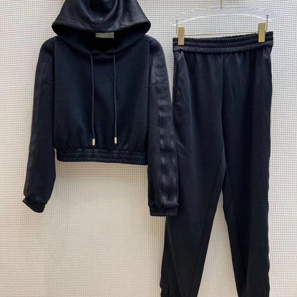 New Women' Hoodie Webbing Hooded Short Sweater Elastic Leggings Casual Suit 2 Pieces of Clothes
New Women' Hoodie Webbing Hooded Short Sweater Elastic Leggings Casual Suit 2 Pieces of Clothes