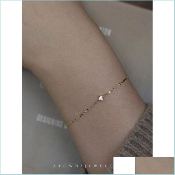 link chain 925 sterling sier exquisite crystal 14k gold bracelet chain women classic temperament party jewelry accessories girlfrien dhshf, Black
link chain 925 sterling sier exquisite crystal 14k gold bracelet chain women classic temperament party jewelry accessories girlfrien dhshf, Black