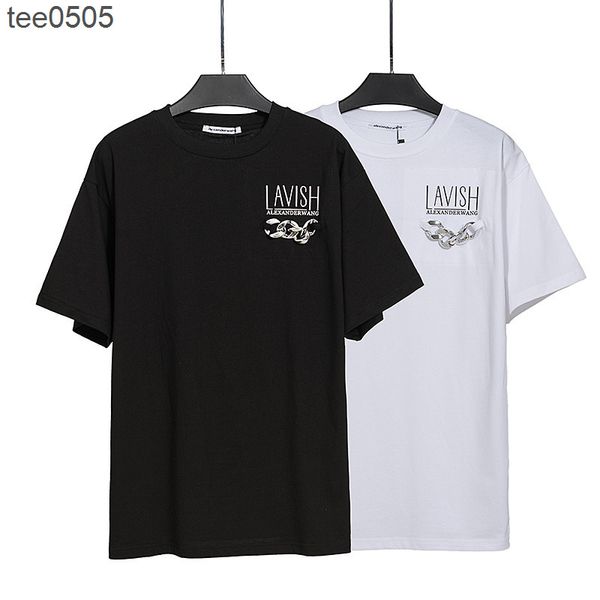 summer new white design sense chain decoration loose basic short sleeve t-shirt women's fashion, White;black
summer new white design sense chain decoration loose basic short sleeve t-shirt women's fashion, White;black