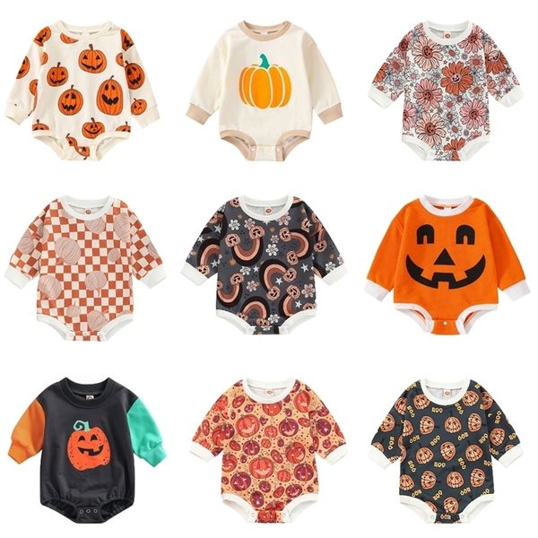 rompers halloween autumn born infant baby boys girls 024m cartoon pumpkin letter print long sleeve romper jumpsuits costume 220915, Blue
rompers halloween autumn born infant baby boys girls 024m cartoon pumpkin letter print long sleeve romper jumpsuits costume 220915, Blue