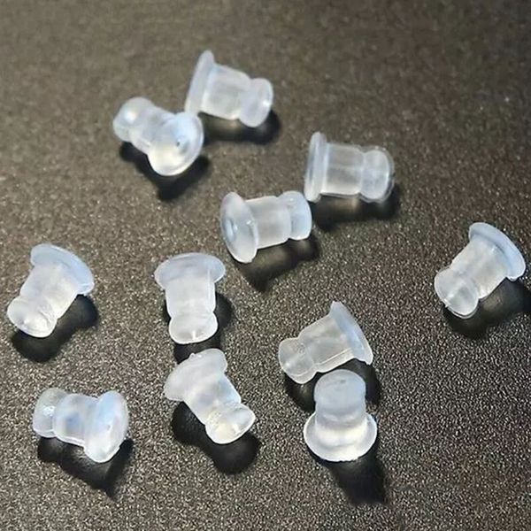 plastic silicone transparent earring back earnails earbutton earnuts ser ear plug cap holder earring jewelry findings diy accessories, White
plastic silicone transparent earring back earnails earbutton earnuts ser ear plug cap holder earring jewelry findings diy accessories, White