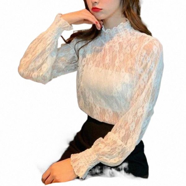 women's blouses & shirts lace spring women long sleeve fashion casual chiffon stand floral plus size 356i#, White
women's blouses & shirts lace spring women long sleeve fashion casual chiffon stand floral plus size 356i#, White