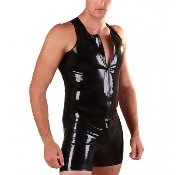 black pvc faux leather catsuit costumes front zip vest jumpsuits tights costumes sports fitness clothes
black pvc faux leather catsuit costumes front zip vest jumpsuits tights costumes sports fitness clothes