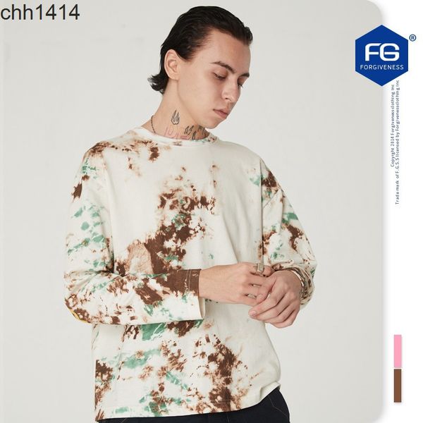 2020 autumn winter tide brand double arm smiling face printing irregular tie dye long sleeve t-shirt men, Black
2020 autumn winter tide brand double arm smiling face printing irregular tie dye long sleeve t-shirt men, Black