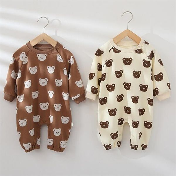 rompers spring girl cartoon bear print onepiece romper boy baby longsleeved cute clothes 02 years old 220915, Blue
rompers spring girl cartoon bear print onepiece romper boy baby longsleeved cute clothes 02 years old 220915, Blue