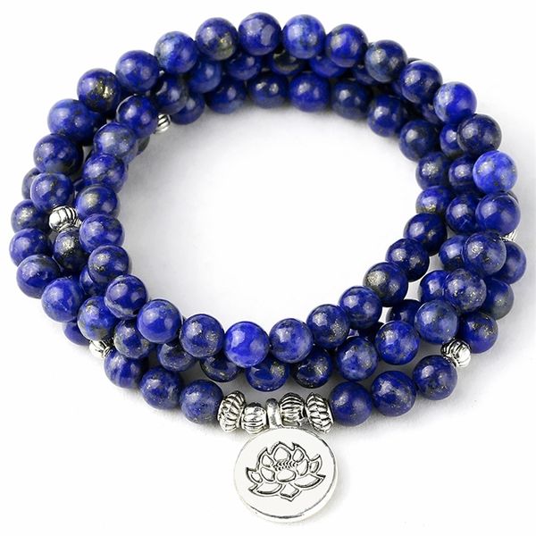 bangle 108 mala bracelet prayer beads natural lapis lazuli beads meditation mala beads bracelet tibetan healing men jewelry do not fade 2209, Black
bangle 108 mala bracelet prayer beads natural lapis lazuli beads meditation mala beads bracelet tibetan healing men jewelry do not fade 2209, Black