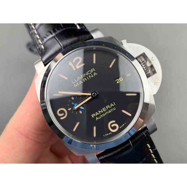 luxury mechanical movement watch panera swiss automatic sapphire mirror size 47mm 13mm imported cowhide band brand designers es wrist 5cts, Slivery;brown
luxury mechanical movement watch panera swiss automatic sapphire mirror size 47mm 13mm imported cowhide band brand designers es wrist 5cts, Slivery;brown