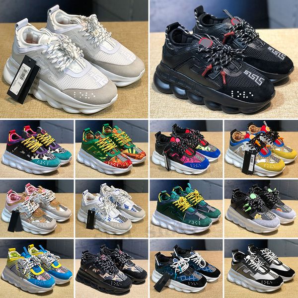 designer sneakers chain reaction casual shoes platform sneaker calfskin leather suede trainers men women walking runner shoe f34h, Black;white
designer sneakers chain reaction casual shoes platform sneaker calfskin leather suede trainers men women walking runner shoe f34h, Black;white