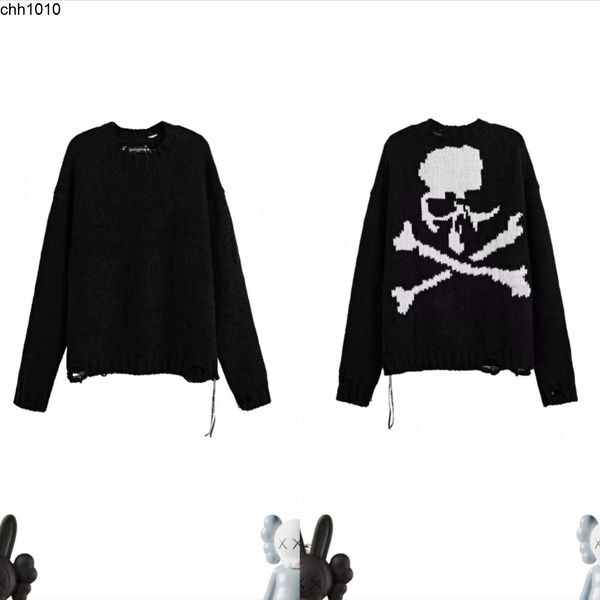 mmj skull japanese dark high street knitwear casual loose fashion brand couple broken round neck sweaters for men and women, Black
mmj skull japanese dark high street knitwear casual loose fashion brand couple broken round neck sweaters for men and women, Black