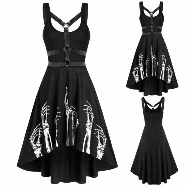 women gothic summer dresses sleeveless skeleton print ghost claw print insert high low beach dresses vestidos de verano y6zg#, Black;gray
women gothic summer dresses sleeveless skeleton print ghost claw print insert high low beach dresses vestidos de verano y6zg#, Black;gray