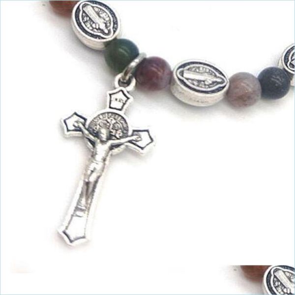 beaded strands natural stone agate cross bracelet strands rosary of jesus beaded bracelets elasticity handmade drop delivery 2021 jew dh4jt, Black
beaded strands natural stone agate cross bracelet strands rosary of jesus beaded bracelets elasticity handmade drop delivery 2021 jew dh4jt, Black