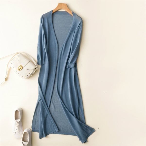 women's knits tees women cardigan kimono thin knitted cardigans summer autumn female midi long casual loose sweater coat jacket plus si, White
women's knits tees women cardigan kimono thin knitted cardigans summer autumn female midi long casual loose sweater coat jacket plus si, White