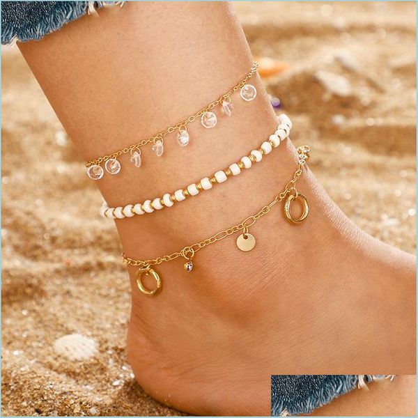 anklets 3pcs/set anklets for women foot accessories summer beach barefoot sandals bracelet ankle on the leg female jewelry gift 77 w2 dhjjz, Red;blue
anklets 3pcs/set anklets for women foot accessories summer beach barefoot sandals bracelet ankle on the leg female jewelry gift 77 w2 dhjjz, Red;blue