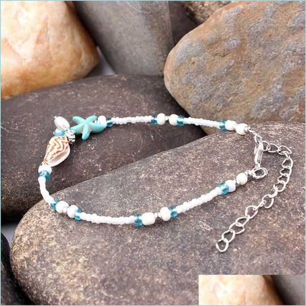 anklets handmade beads sandal anklet bracelet foot jewelry shell starfish anklets for women drop delivery 2021 dhseller2010 dhtbt, Red;blue
anklets handmade beads sandal anklet bracelet foot jewelry shell starfish anklets for women drop delivery 2021 dhseller2010 dhtbt, Red;blue