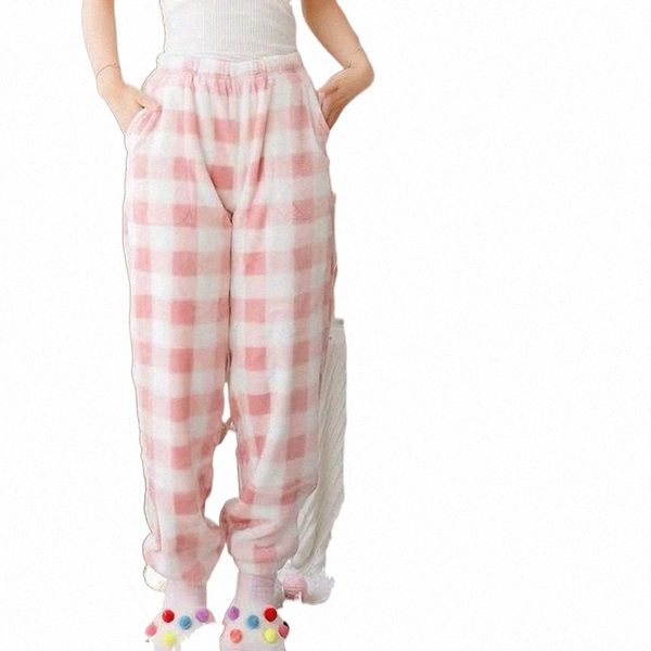 women's sleepwear flannel pajama pants plus velvet trousers coral thickened large size warm loose couple home k2qv#, Black;red
women's sleepwear flannel pajama pants plus velvet trousers coral thickened large size warm loose couple home k2qv#, Black;red