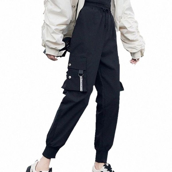 big pockets cargo pants women high waist loose streetwear pants baggy tactical trouser hip hop joggers k6fj#, Black;white
big pockets cargo pants women high waist loose streetwear pants baggy tactical trouser hip hop joggers k6fj#, Black;white