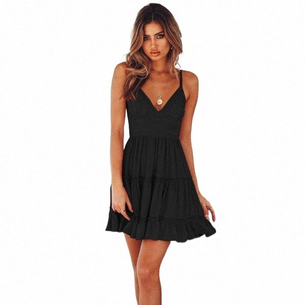 2021 new women summer black backless layers sweet boho short mini dress v neck high waist evening party beach dresses sundress d9vd#, Black;gray
2021 new women summer black backless layers sweet boho short mini dress v neck high waist evening party beach dresses sundress d9vd#, Black;gray