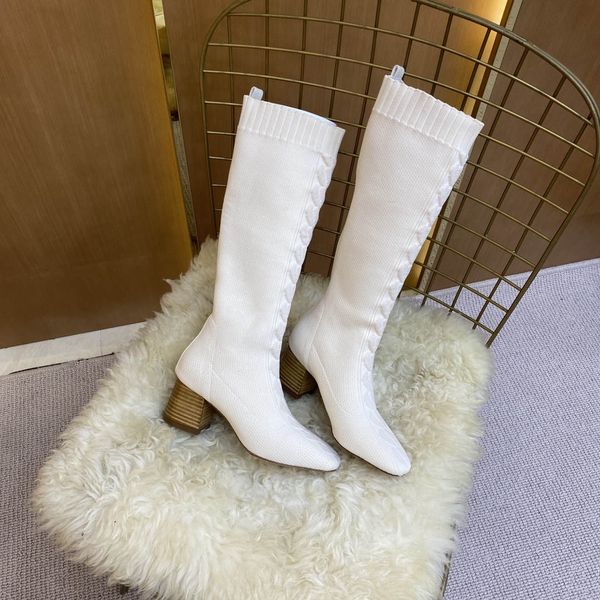 2022 autumn and winter boots thick high-heeled knitted elastic socks boots square toe middle-heeled british thin casual all-match nude, Black
2022 autumn and winter boots thick high-heeled knitted elastic socks boots square toe middle-heeled british thin casual all-match nude, Black