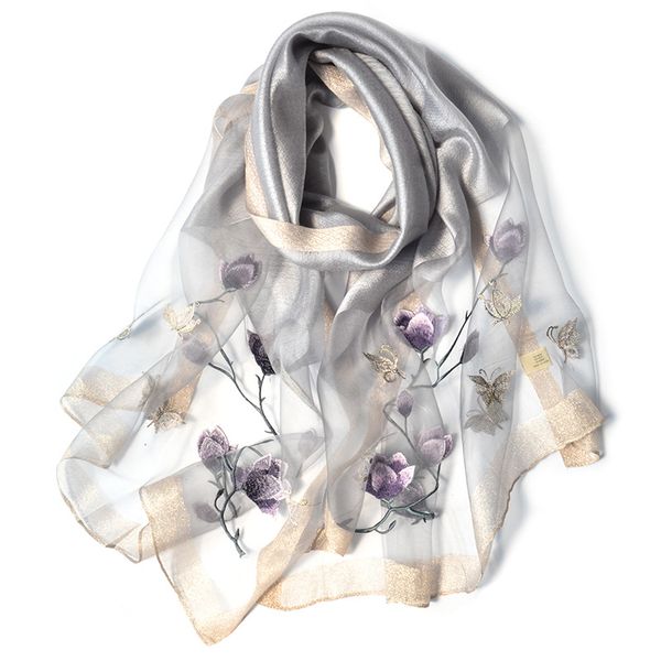 scarf women silk scarf new gauze long shawl solid color wrap vintage cotton linen large hijab elegant, Blue;gray
scarf women silk scarf new gauze long shawl solid color wrap vintage cotton linen large hijab elegant, Blue;gray