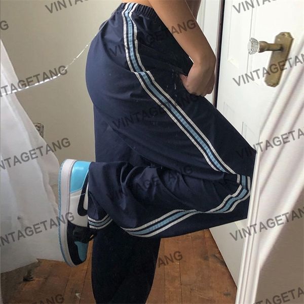 women's pants capris b-toto american retro navy blue loose sweatpants women's ins autumn street casual pants fashion 220915, Black;white
women's pants capris b-toto american retro navy blue loose sweatpants women's ins autumn street casual pants fashion 220915, Black;white