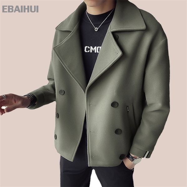 men's wool blends ebaihui men's short trench british style lapel double breasted coat black green casual daily straight hem outwea
men's wool blends ebaihui men's short trench british style lapel double breasted coat black green casual daily straight hem outwea